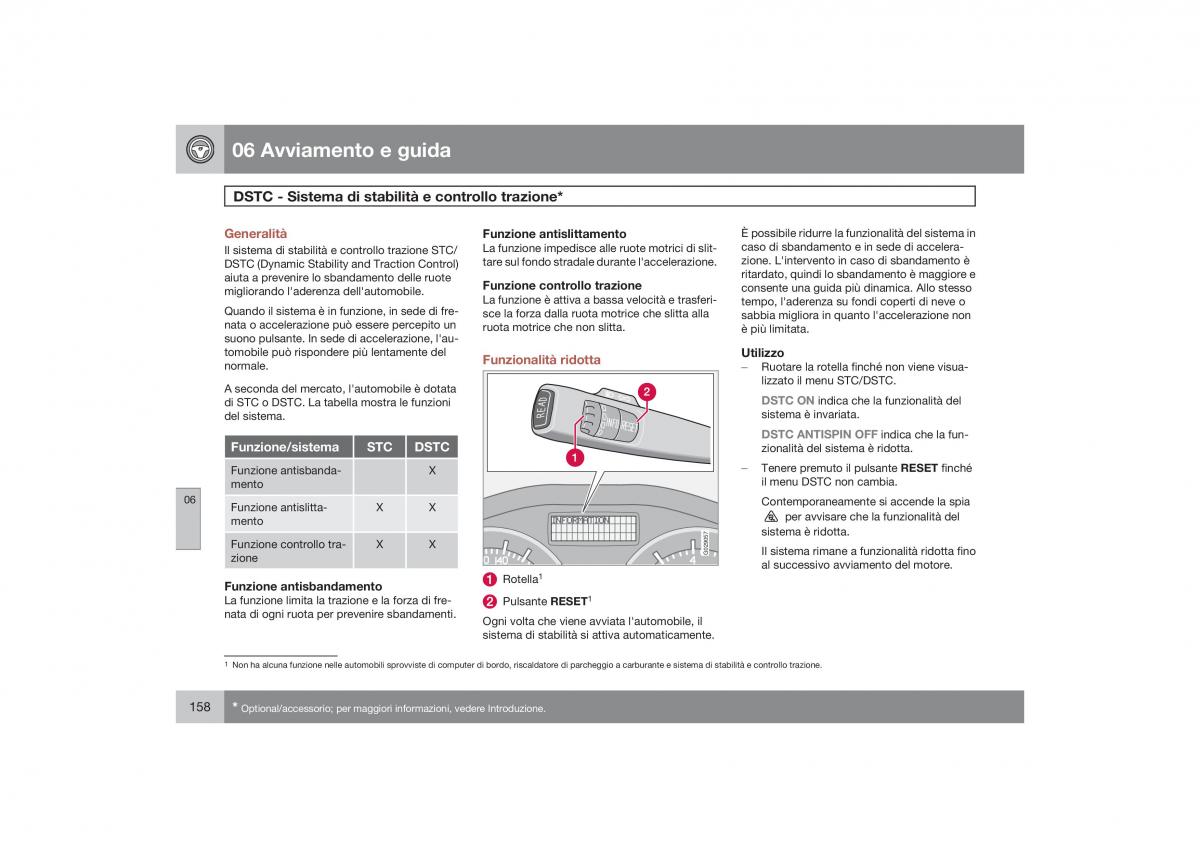 Volvo S40 II 2 manuale del proprietario / page 159