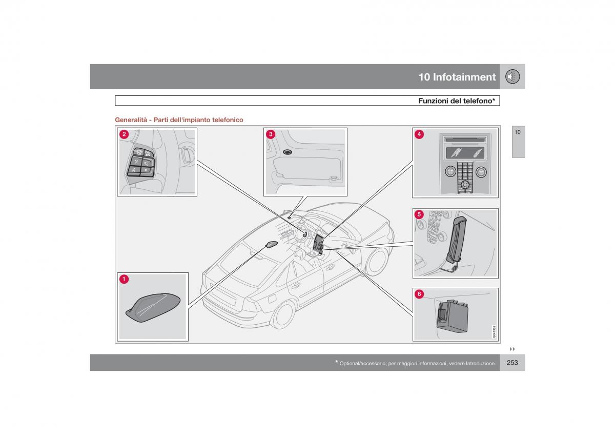 Volvo S40 II 2 manuale del proprietario / page 254