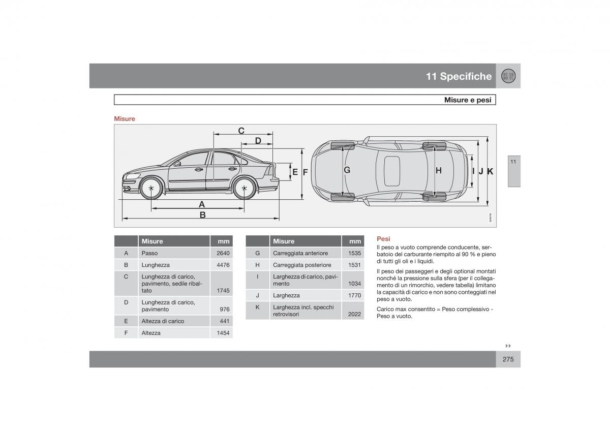 Volvo S40 II 2 manuale del proprietario / page 276