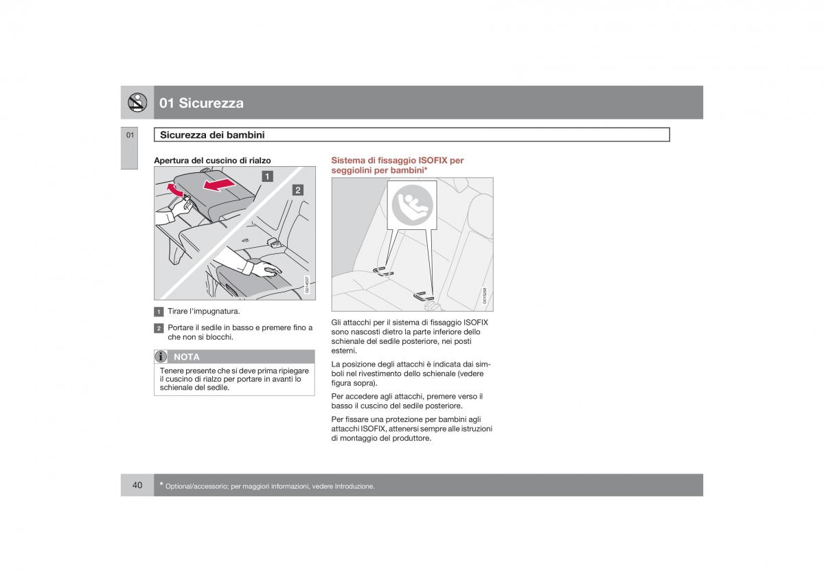 Volvo S40 II 2 manuale del proprietario / page 41