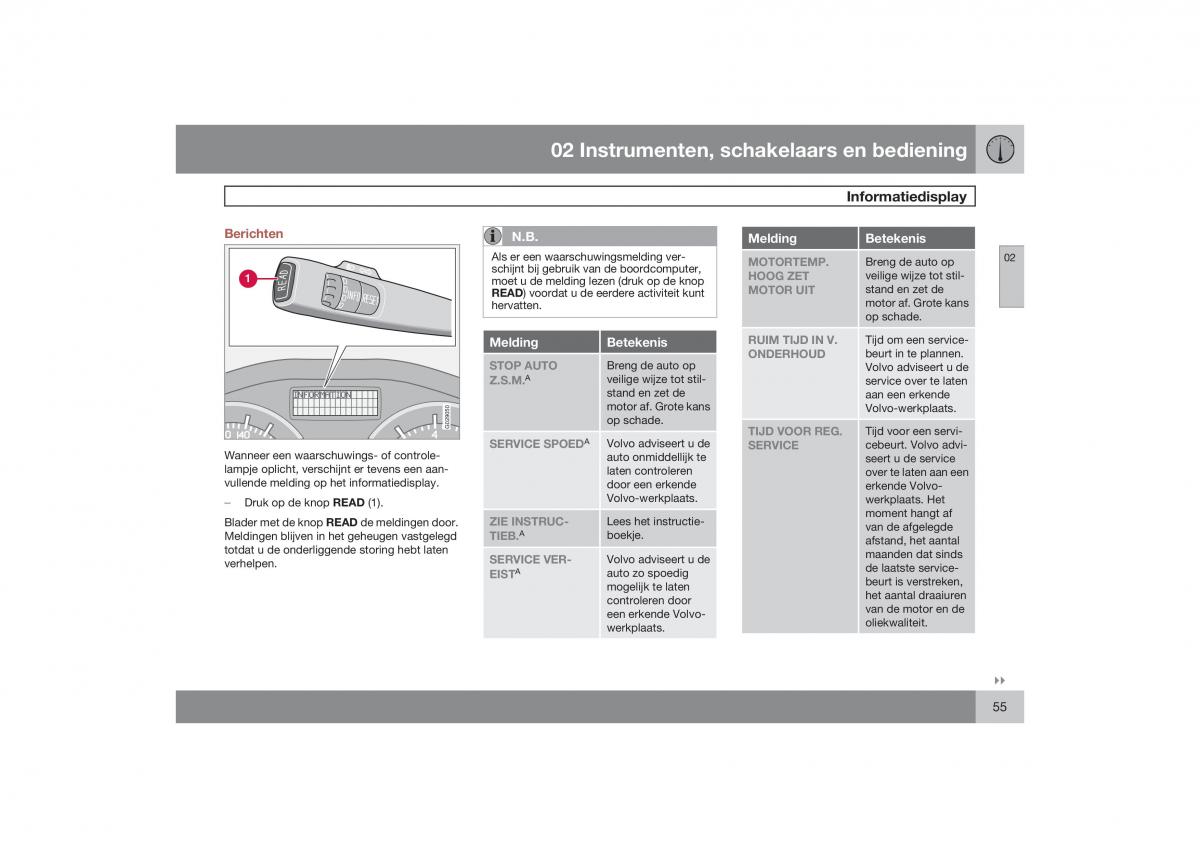 Volvo S40 II 2 handleiding / page 56