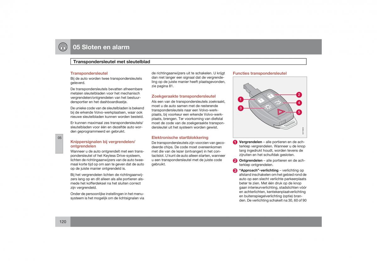 Volvo S40 II 2 handleiding / page 121