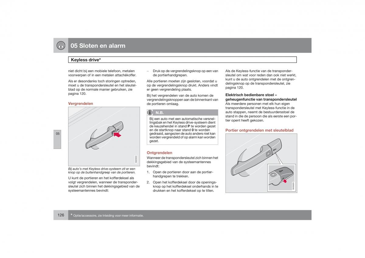 Volvo S40 II 2 handleiding / page 127