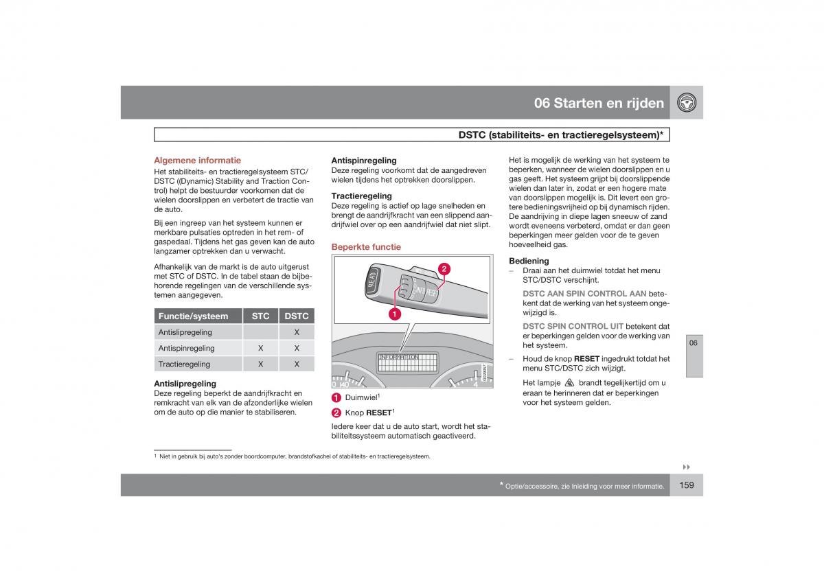 Volvo S40 II 2 handleiding / page 160