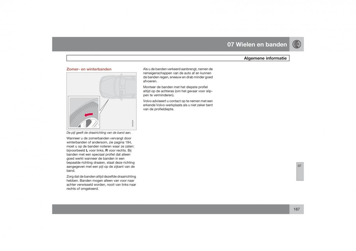 Volvo S40 II 2 handleiding / page 188