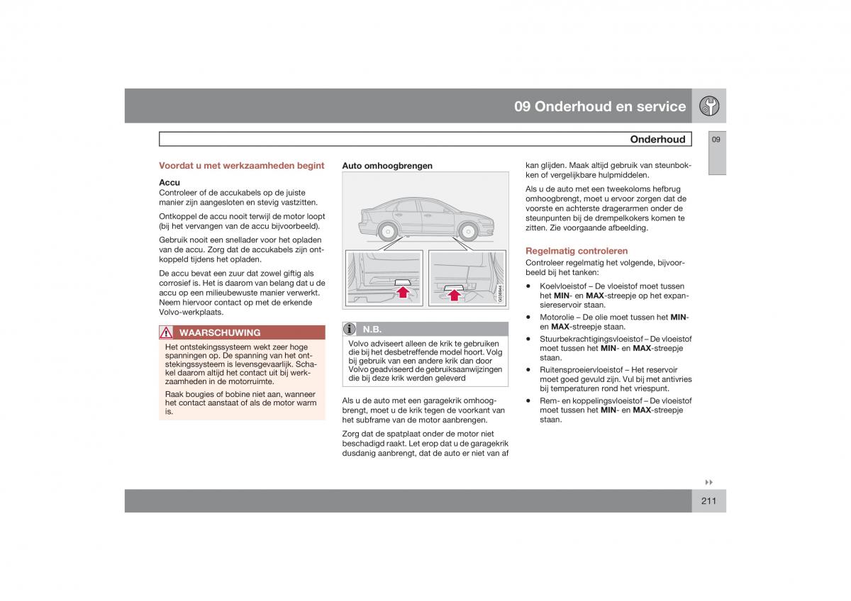 Volvo S40 II 2 handleiding / page 212