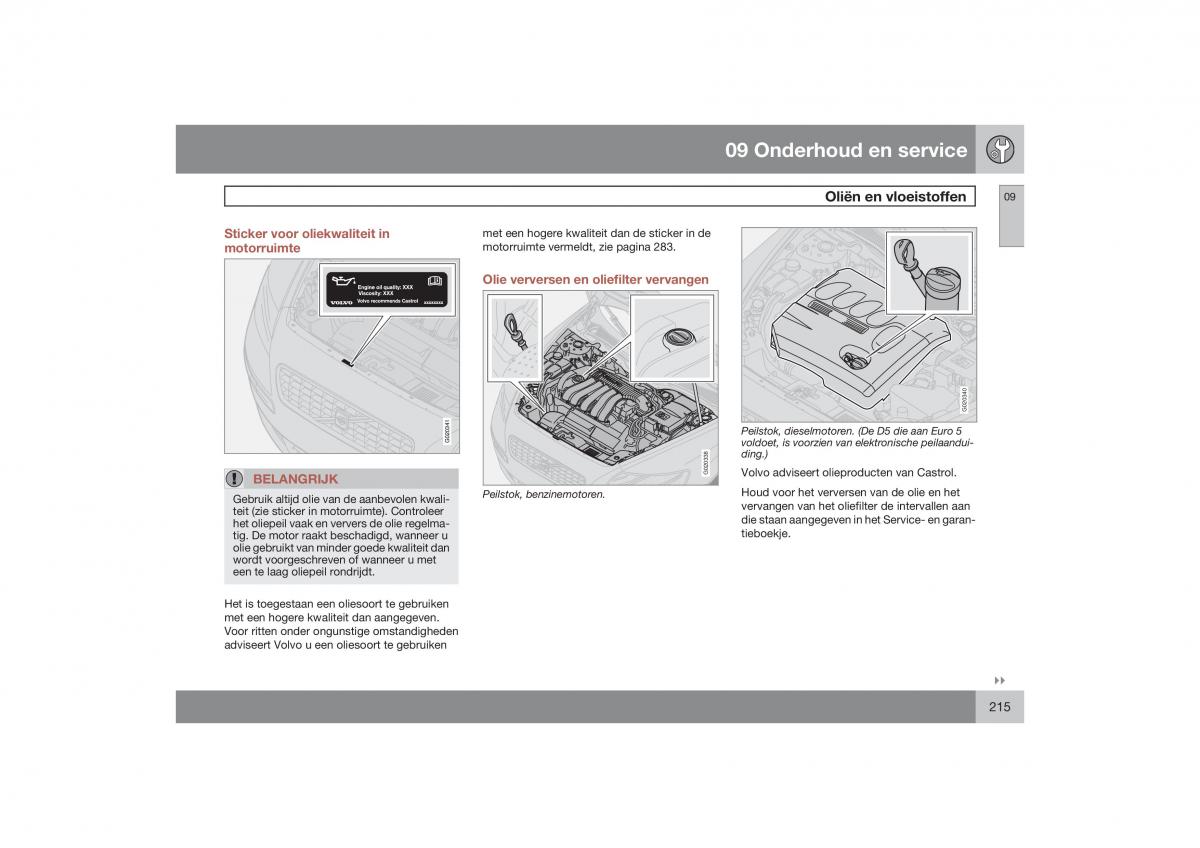 Volvo S40 II 2 handleiding / page 216