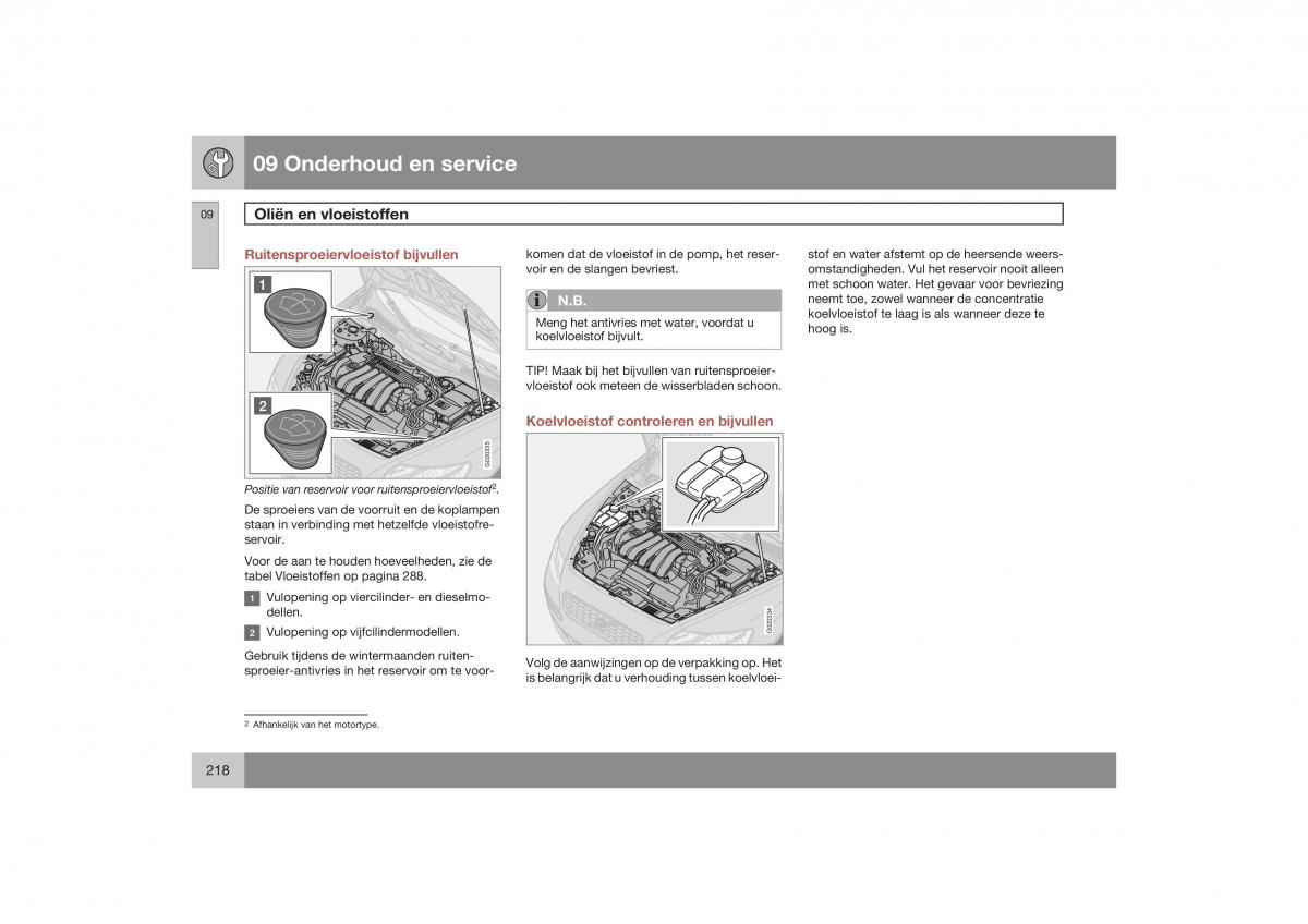 Volvo S40 II 2 handleiding / page 219