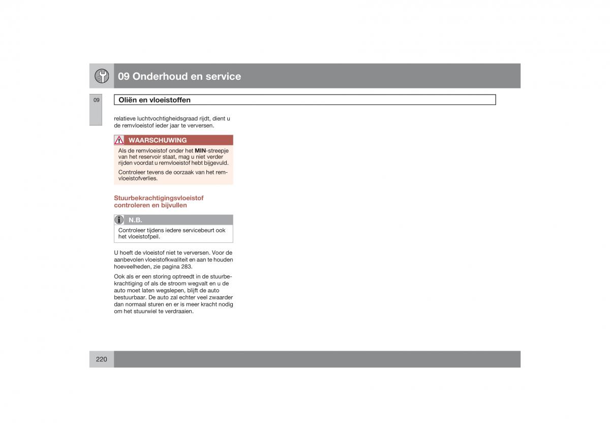 Volvo S40 II 2 handleiding / page 221