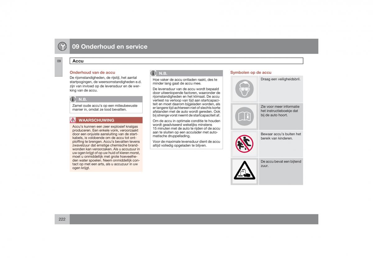 Volvo S40 II 2 handleiding / page 223