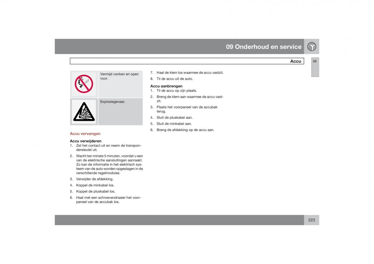 Volvo S40 II 2 handleiding / page 224