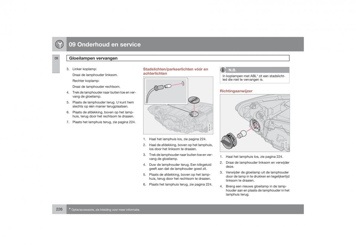 Volvo S40 II 2 handleiding / page 227