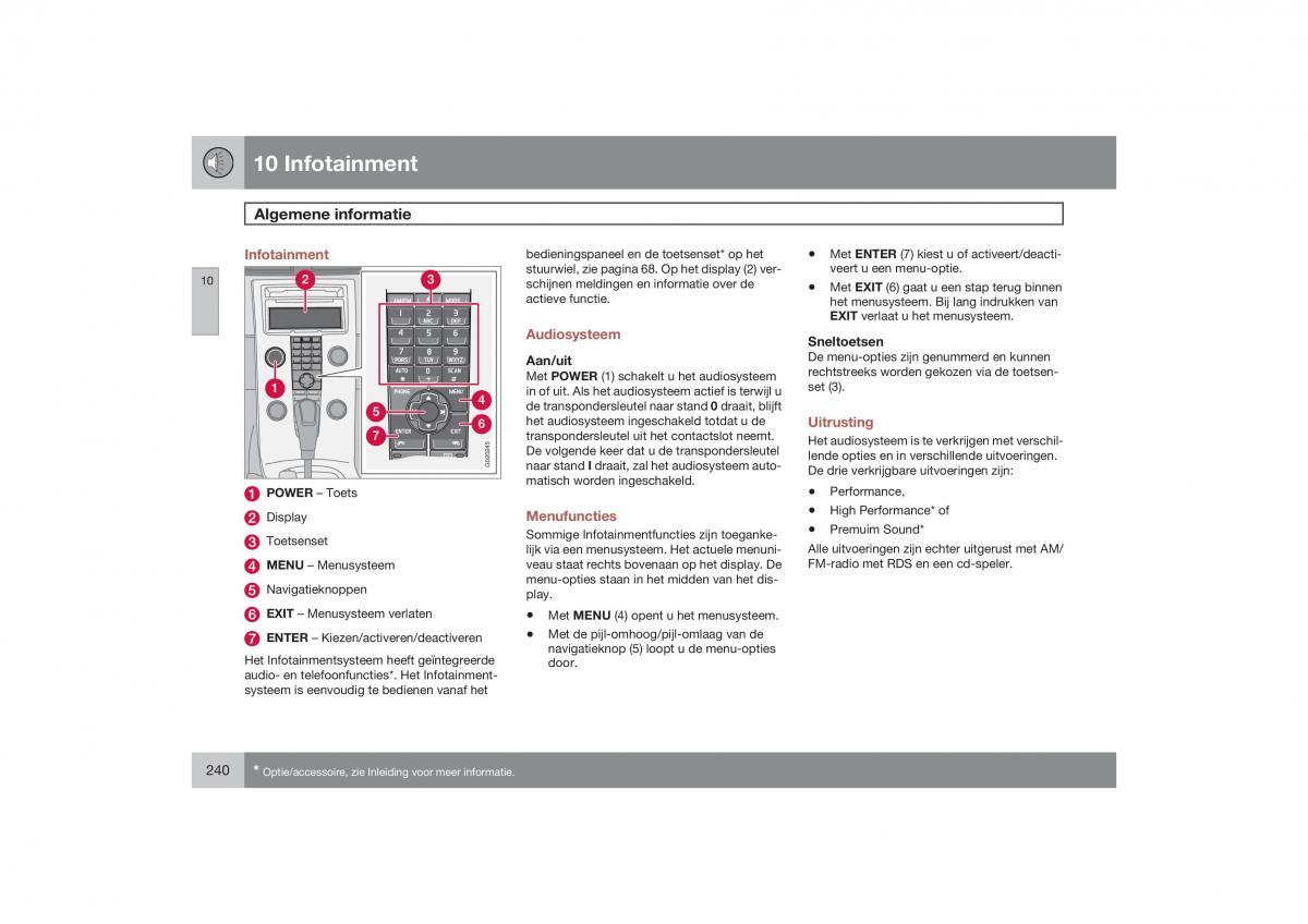 Volvo S40 II 2 handleiding / page 241