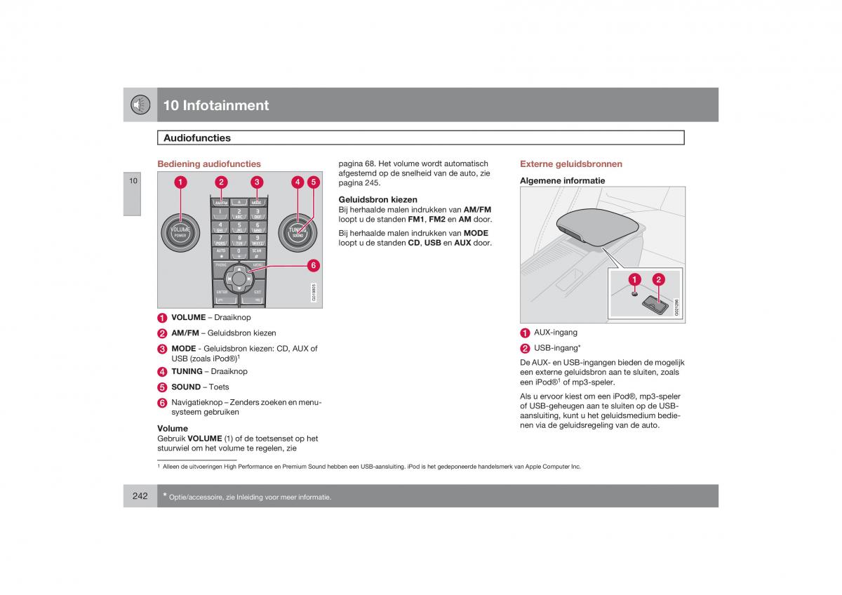 Volvo S40 II 2 handleiding / page 243