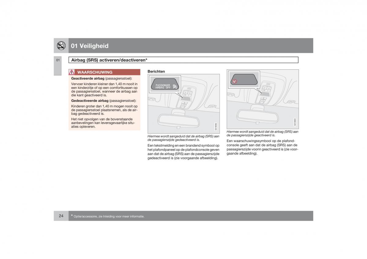 Volvo S40 II 2 handleiding / page 25