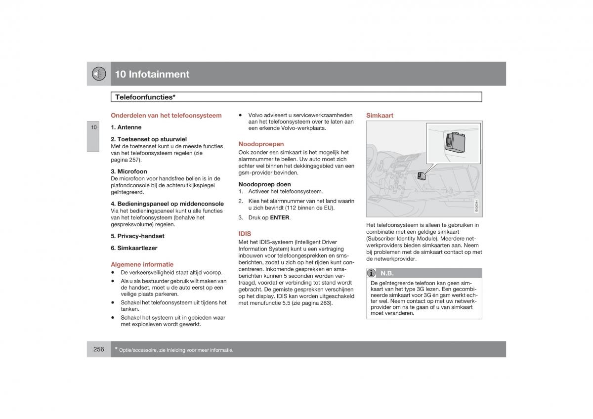 Volvo S40 II 2 handleiding / page 257