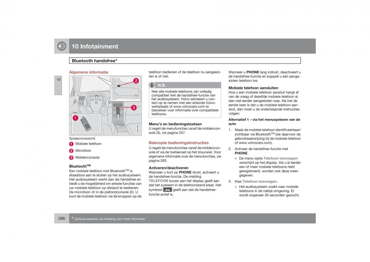 Volvo S40 II 2 handleiding / page 267