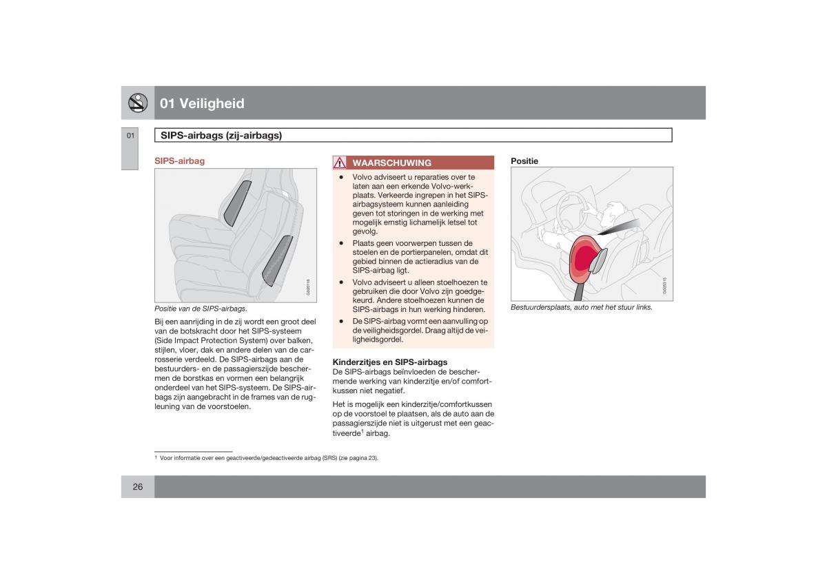 Volvo S40 II 2 handleiding / page 27