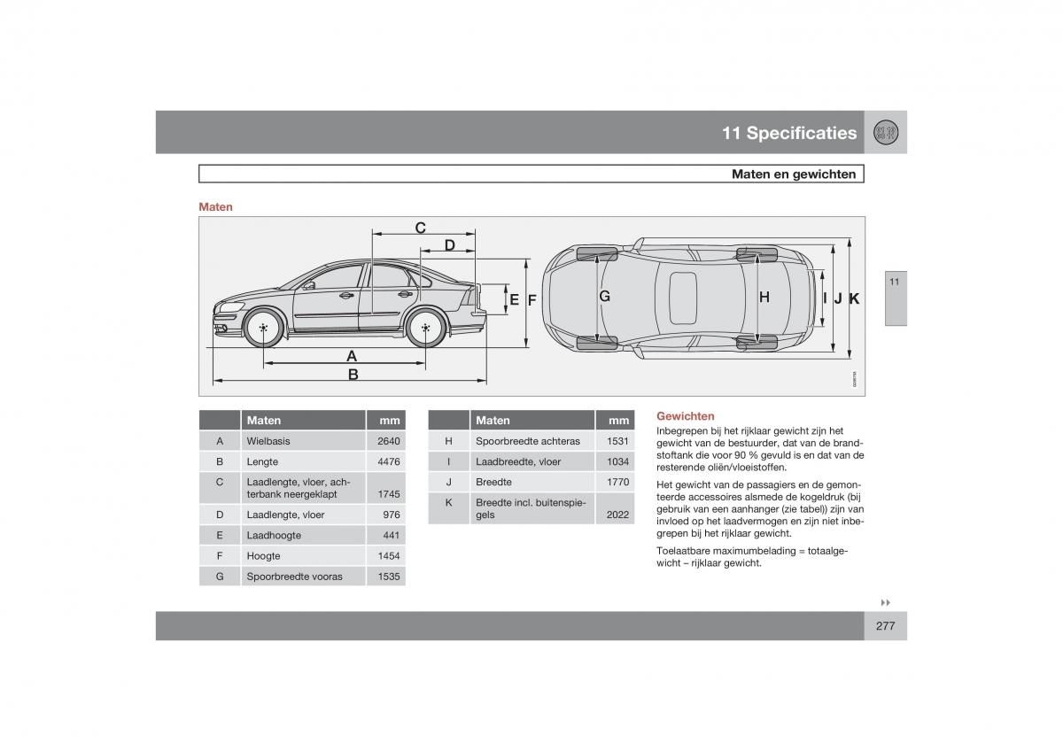 Volvo S40 II 2 handleiding / page 278