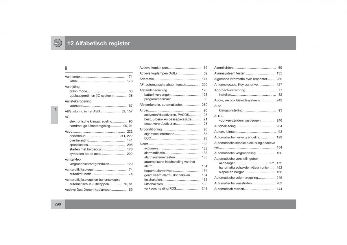 Volvo S40 II 2 handleiding / page 299