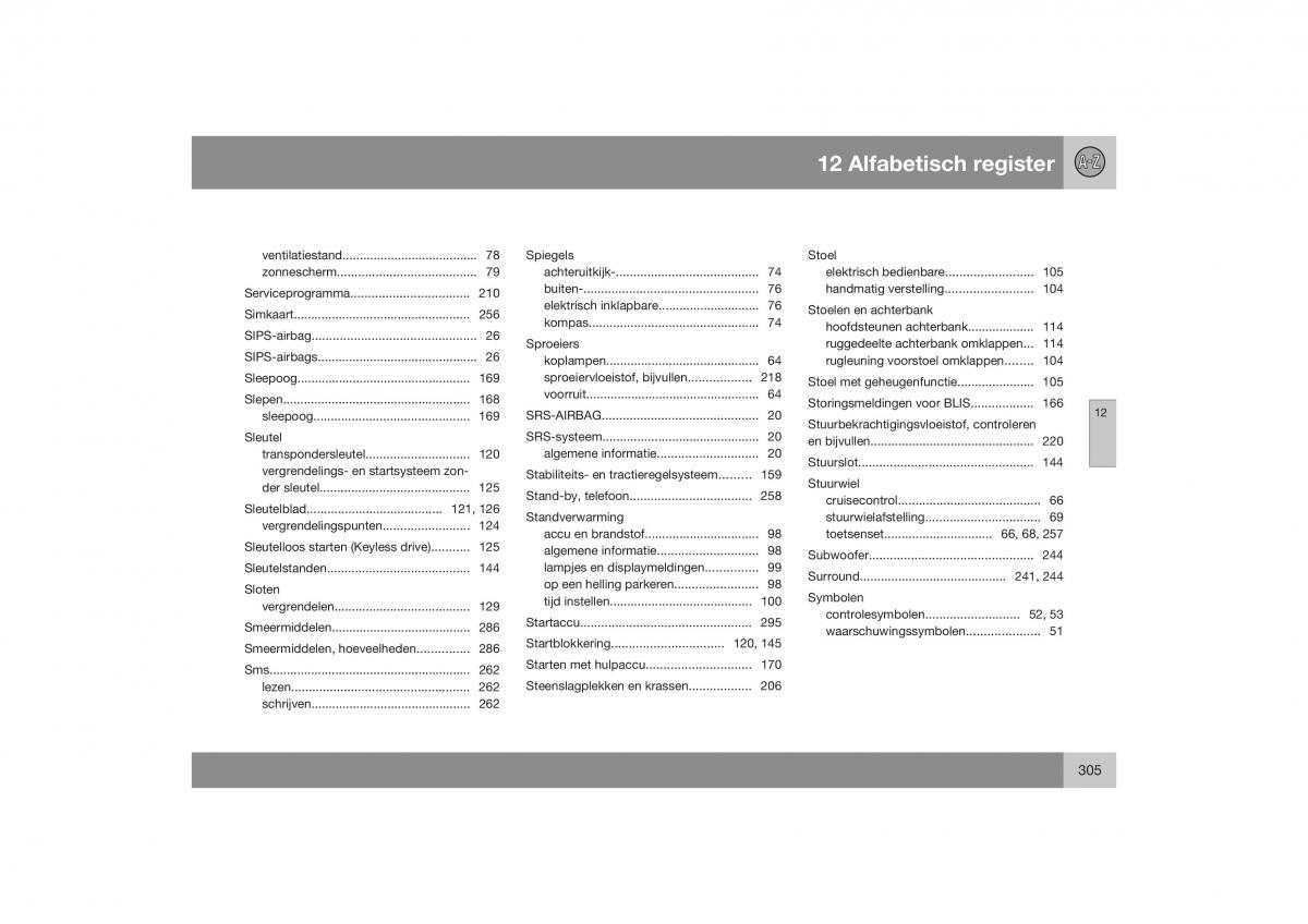 Volvo S40 II 2 handleiding / page 306