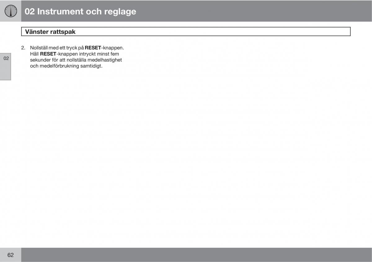 Volvo S40 II 2 instruktionsbok / page 62