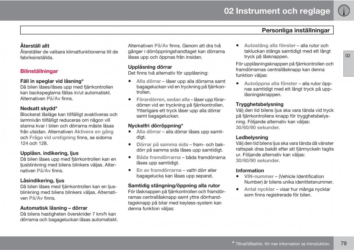 Volvo S40 II 2 instruktionsbok / page 79