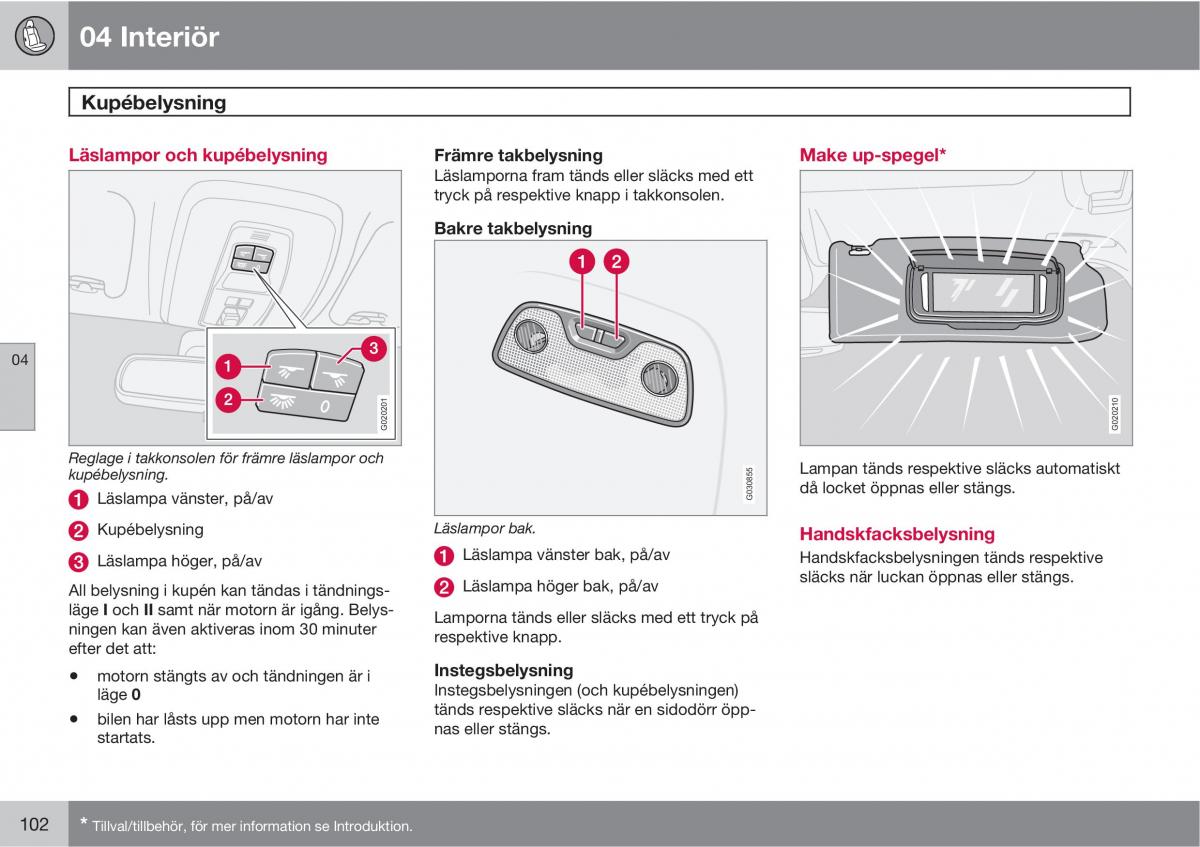 Volvo S40 II 2 instruktionsbok / page 102