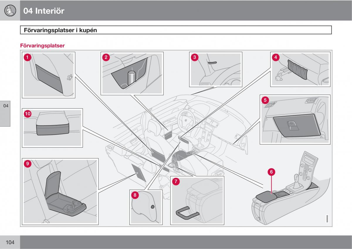 Volvo S40 II 2 instruktionsbok / page 104