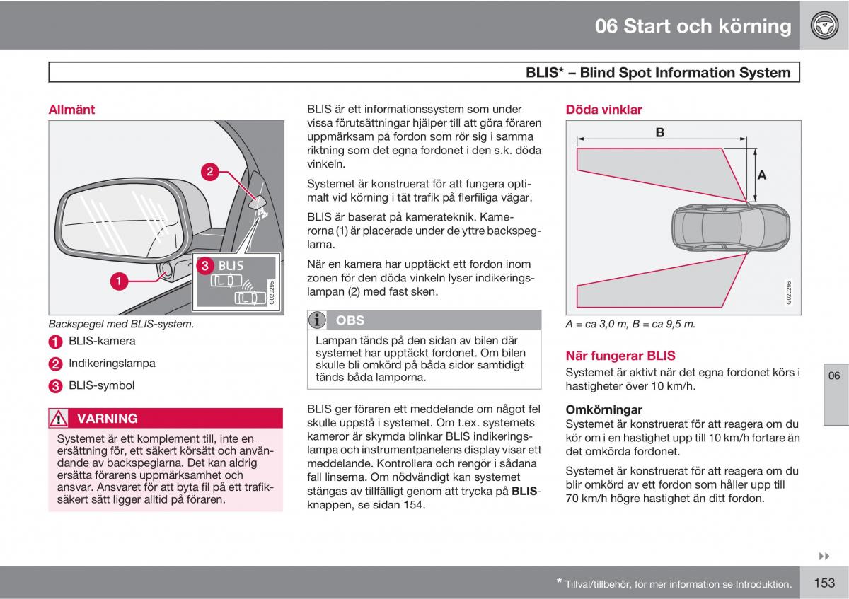 Volvo S40 II 2 instruktionsbok / page 153