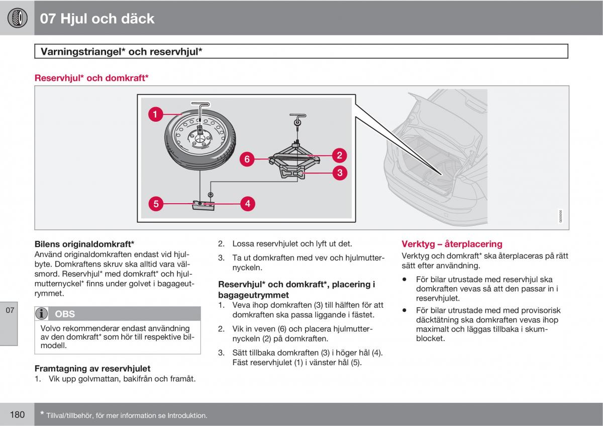 Volvo S40 II 2 instruktionsbok / page 180