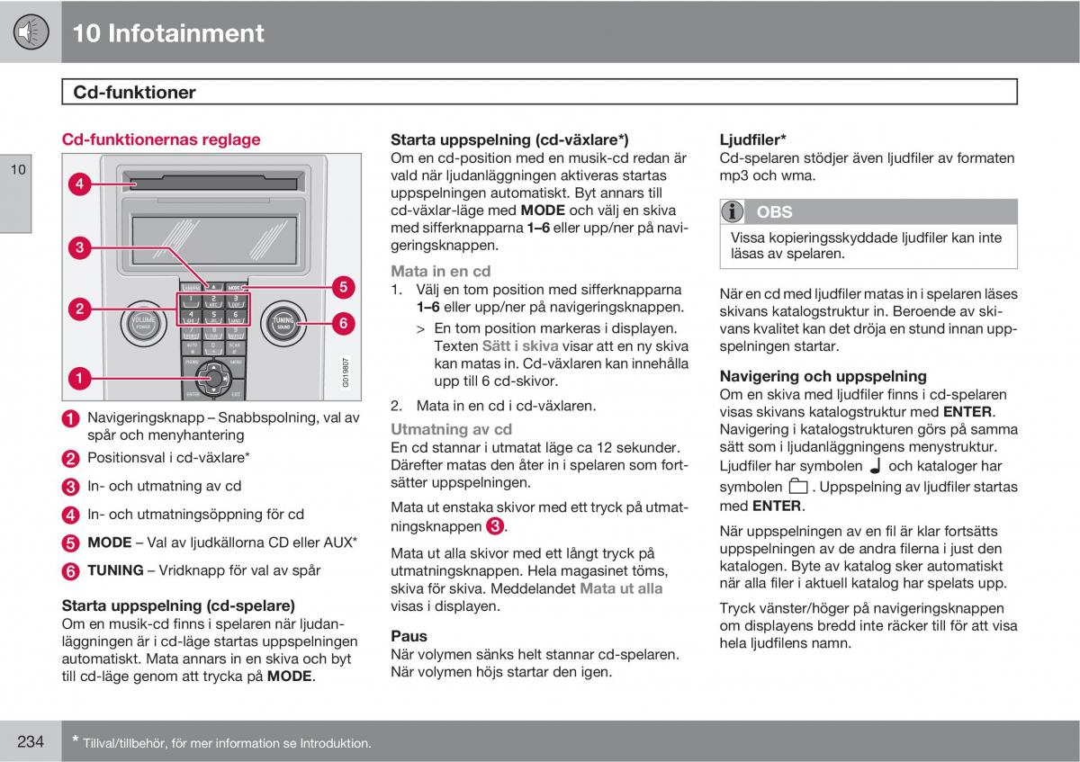 Volvo S40 II 2 instruktionsbok / page 234