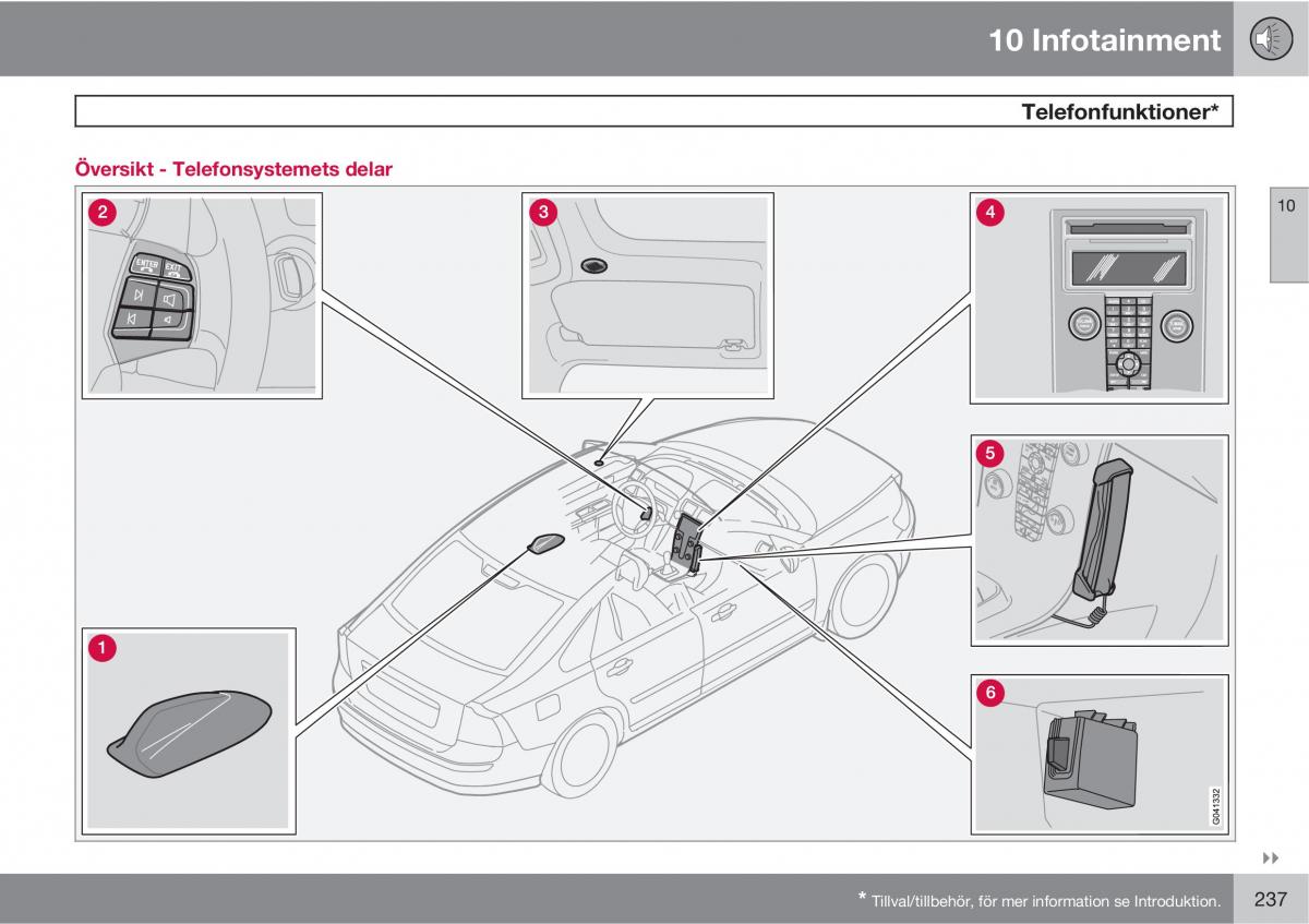 Volvo S40 II 2 instruktionsbok / page 237