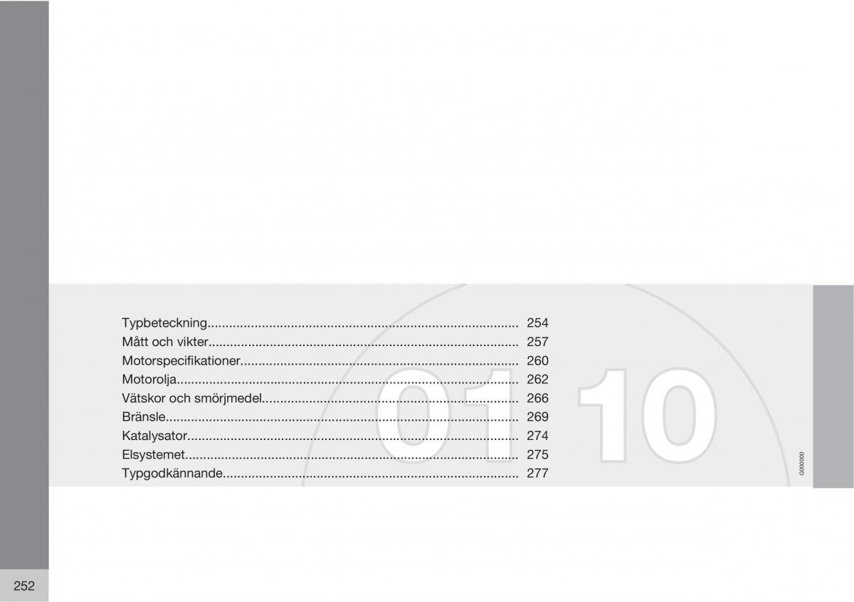 Volvo S40 II 2 instruktionsbok / page 252