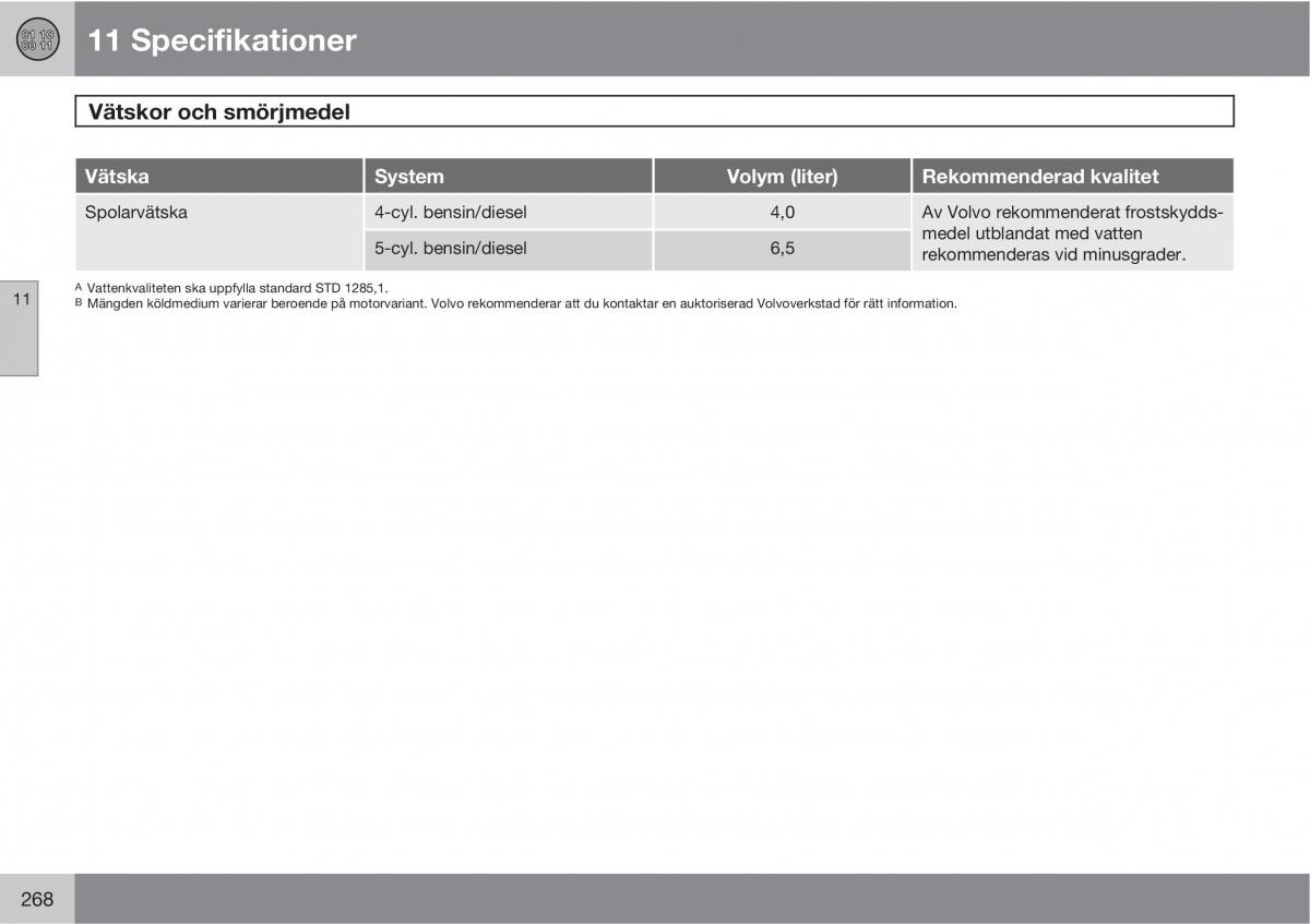 Volvo S40 II 2 instruktionsbok / page 268