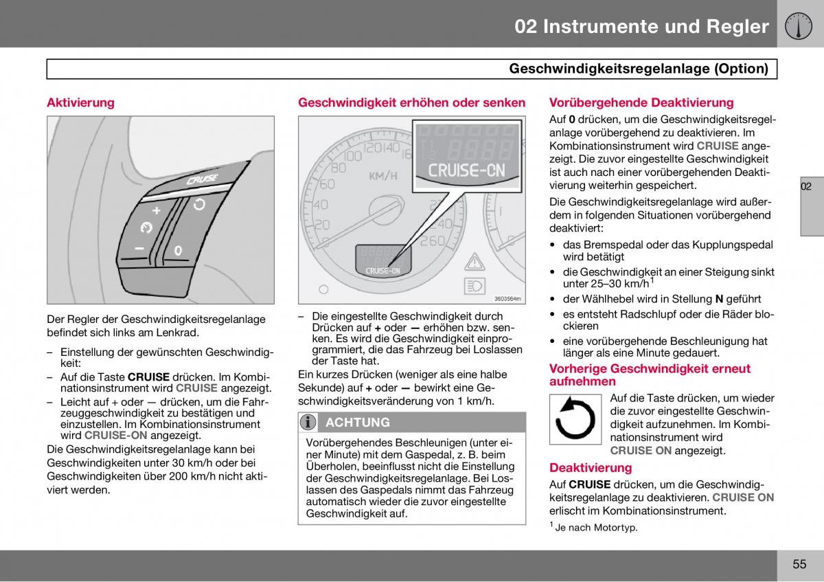 Volvo S60 I 1 Handbuch / page 56