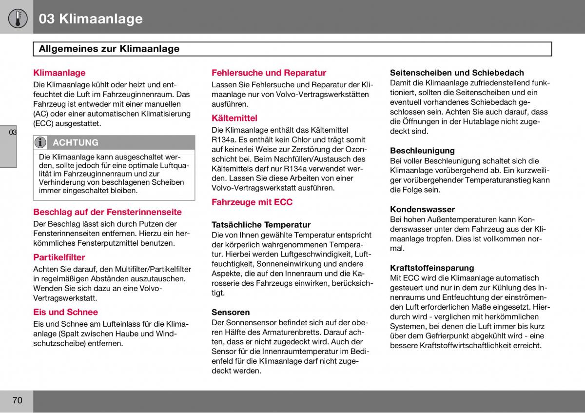 Volvo S60 I 1 Handbuch / page 71