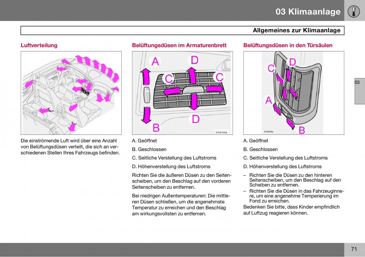 Volvo S60 I 1 Handbuch / page 72