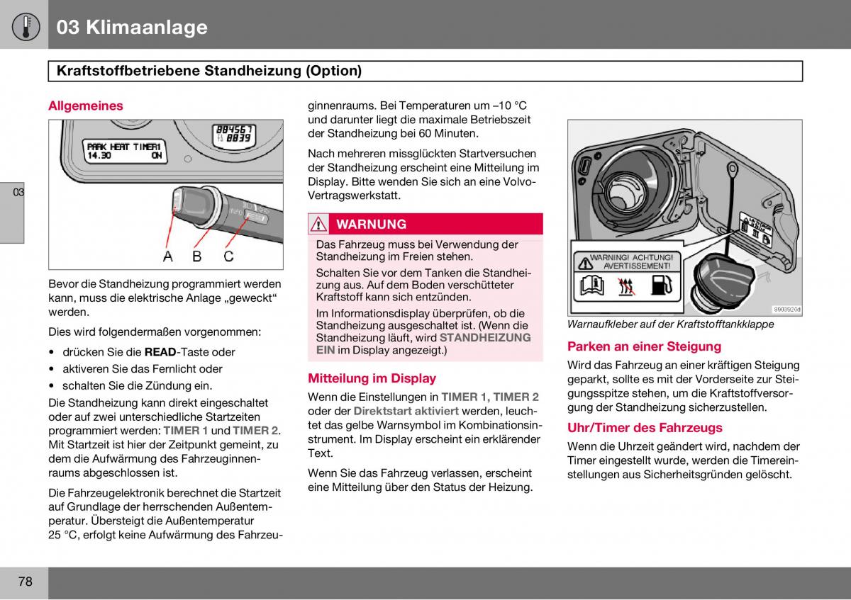 Volvo S60 I 1 Handbuch / page 79