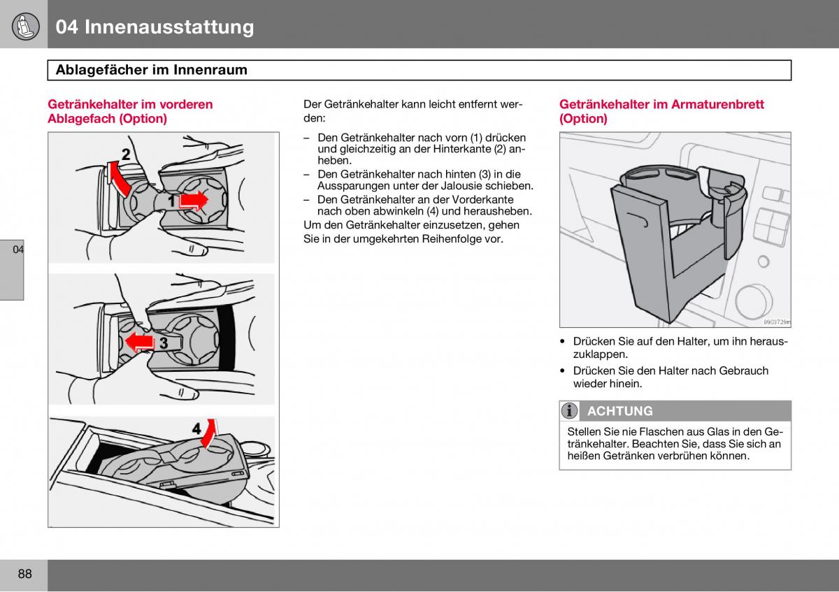 Volvo S60 I 1 Handbuch / page 89