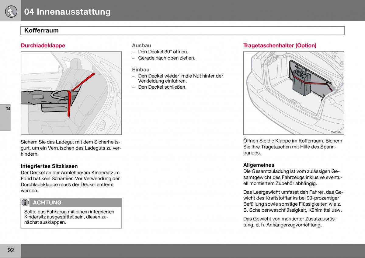 Volvo S60 I 1 Handbuch / page 93