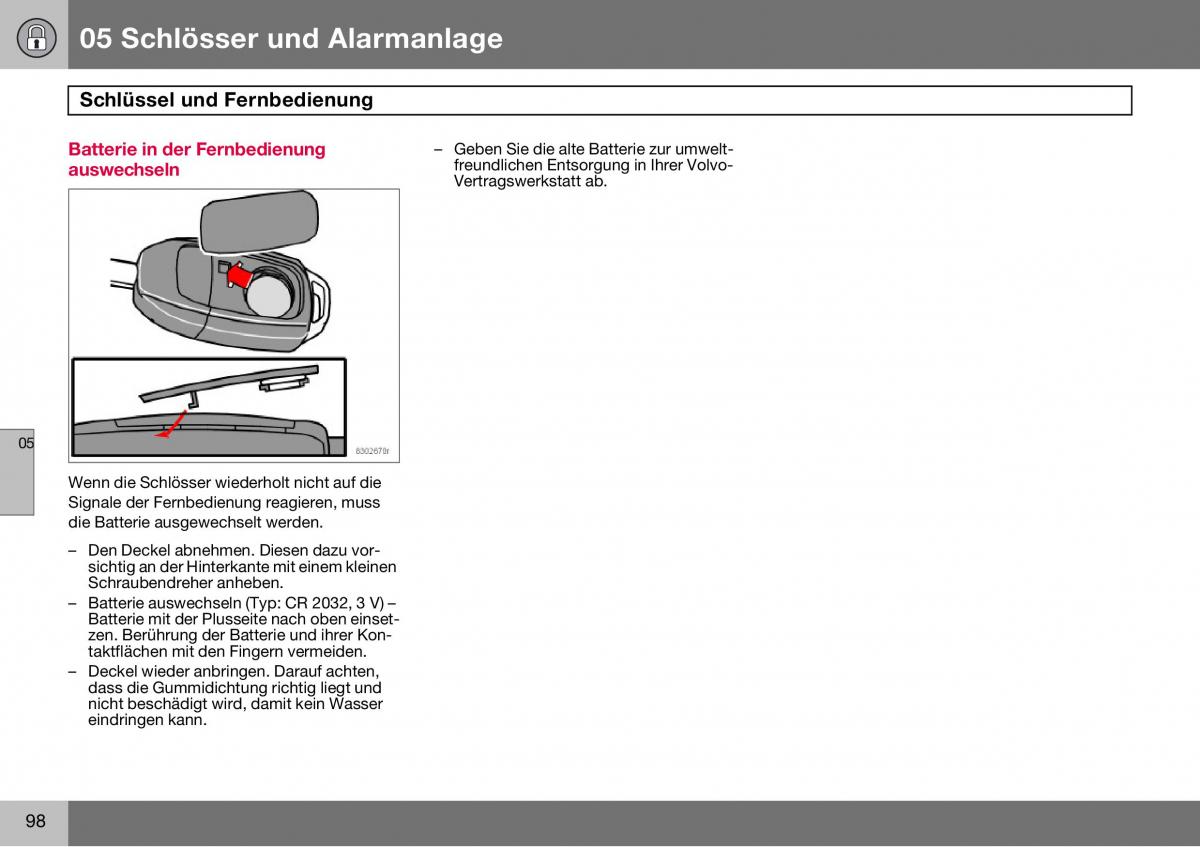 Volvo S60 I 1 Handbuch / page 99