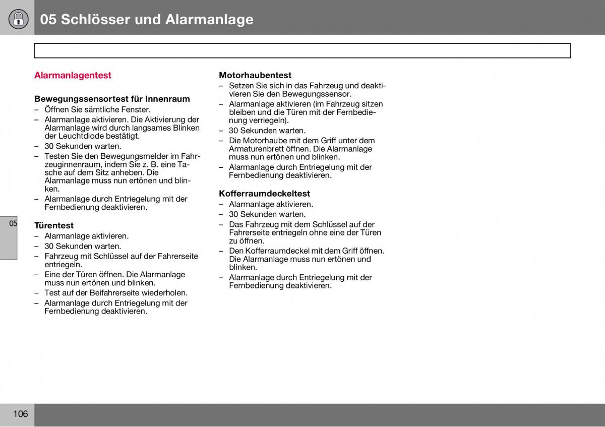 Volvo S60 I 1 Handbuch / page 107