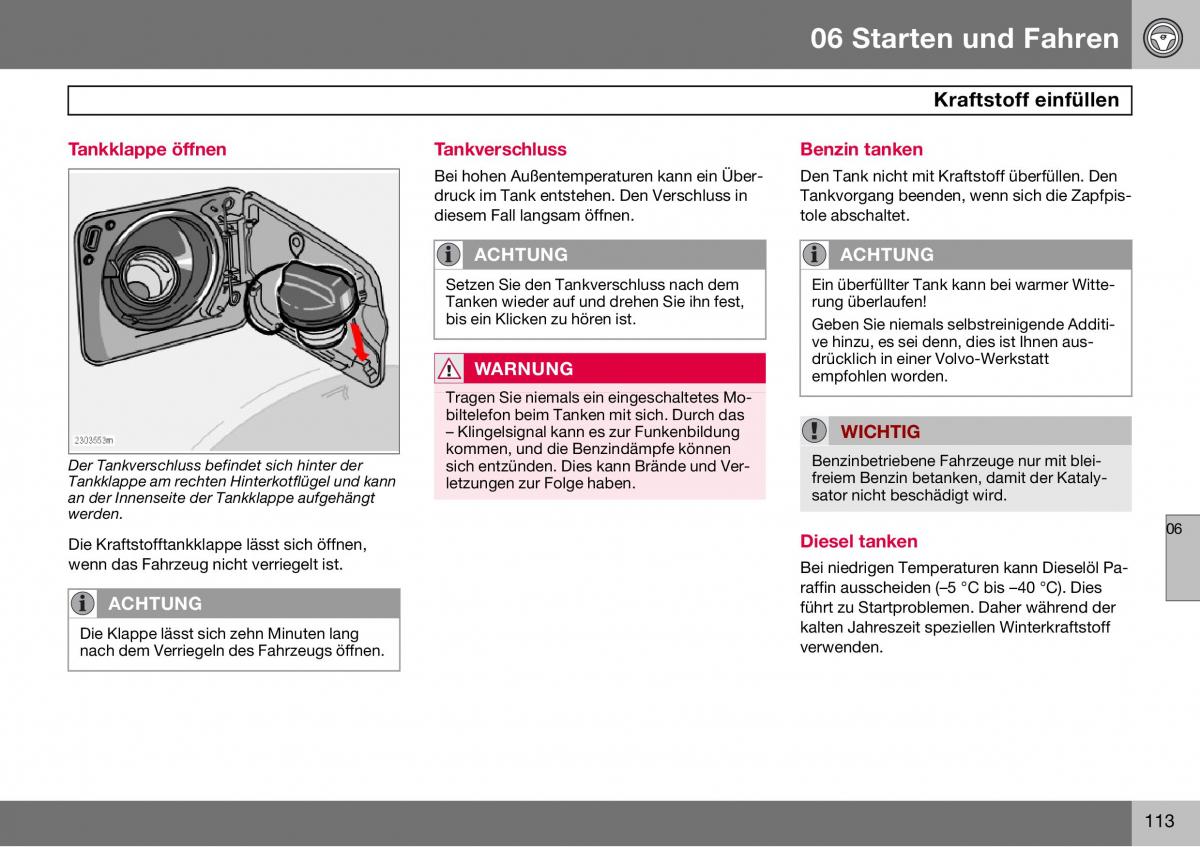 Volvo S60 I 1 Handbuch / page 114