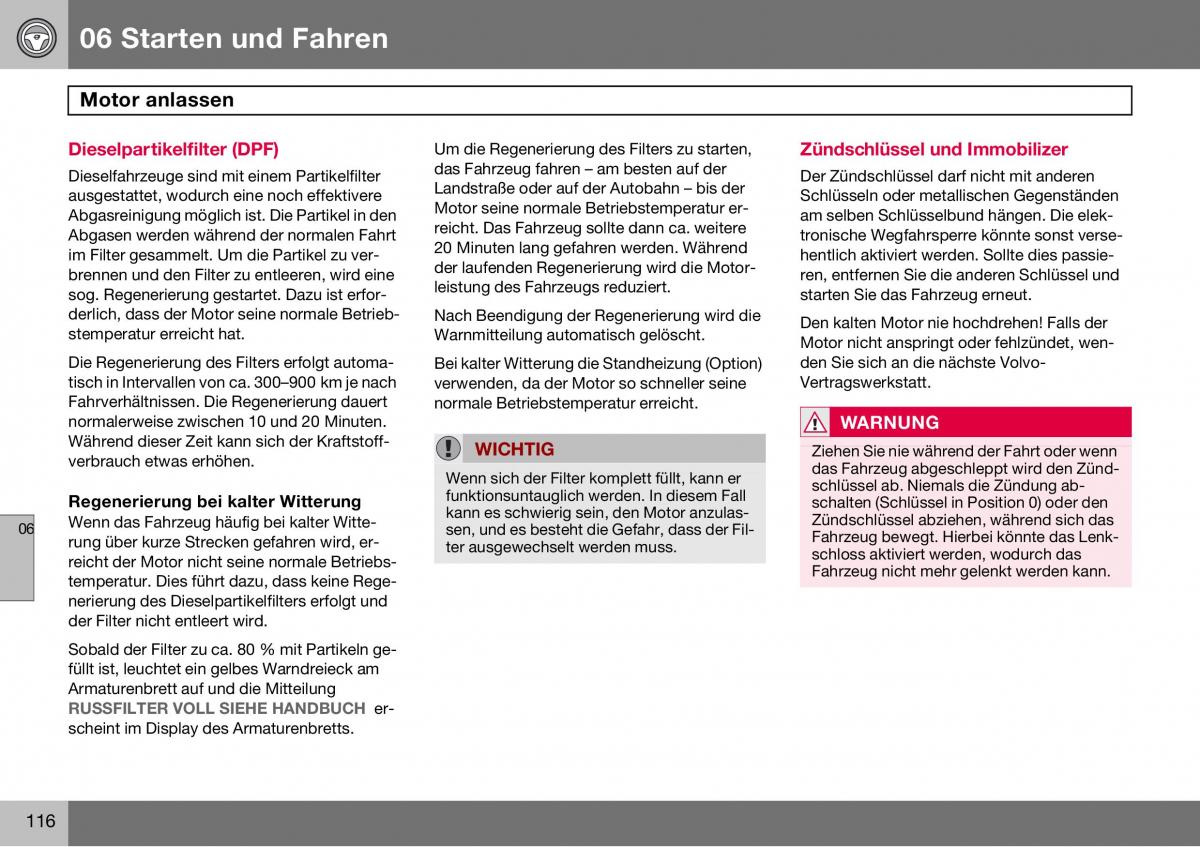 Volvo S60 I 1 Handbuch / page 117