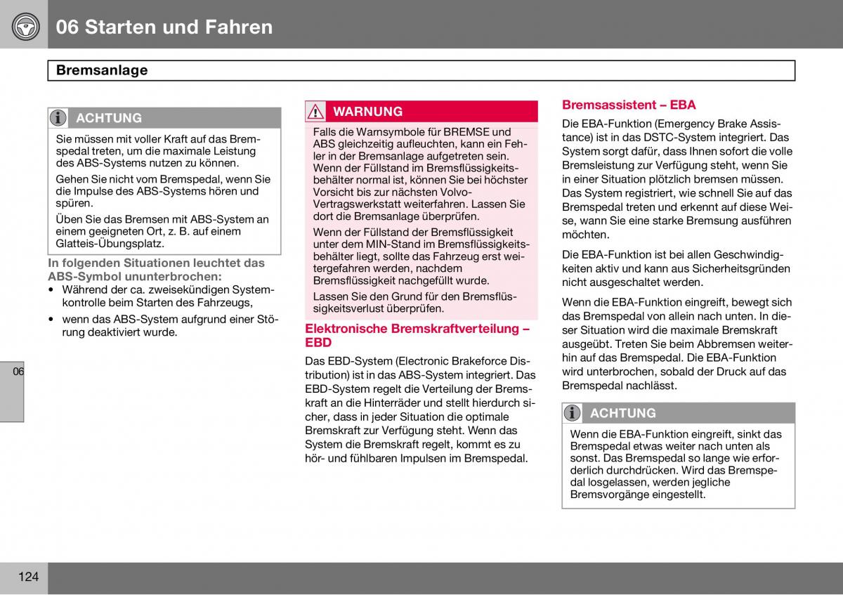 Volvo S60 I 1 Handbuch / page 125