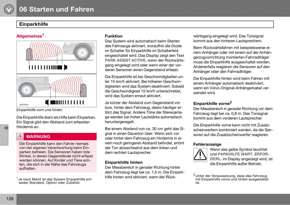 Volvo S60 I 1 Handbuch / page 129