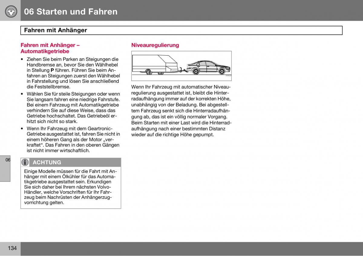 Volvo S60 I 1 Handbuch / page 135