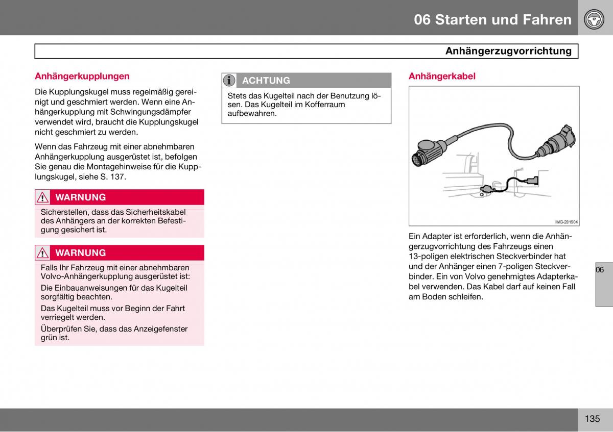 Volvo S60 I 1 Handbuch / page 136