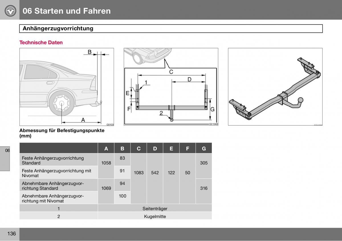 Volvo S60 I 1 Handbuch / page 137